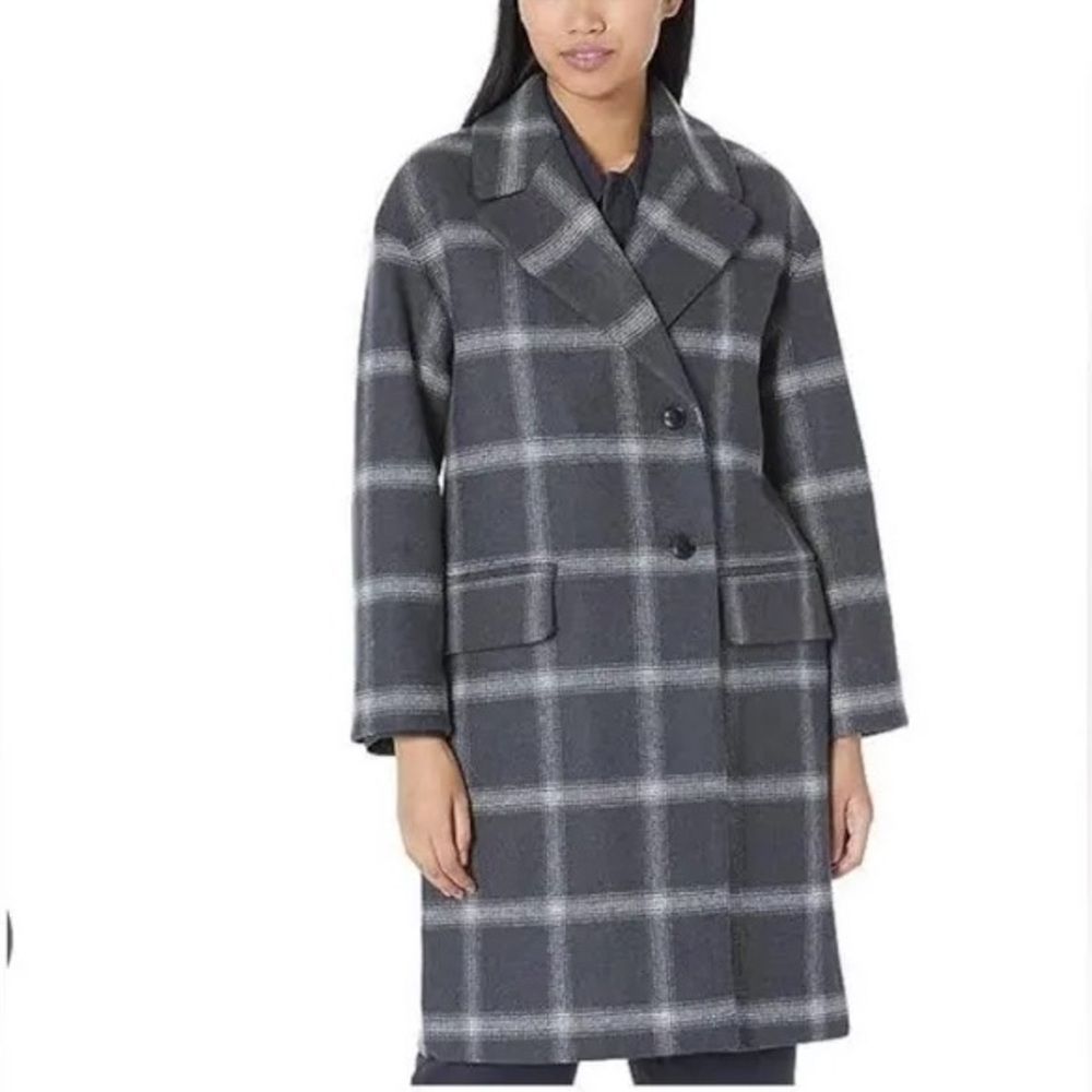 Madewell Windowpane Haydon Coat